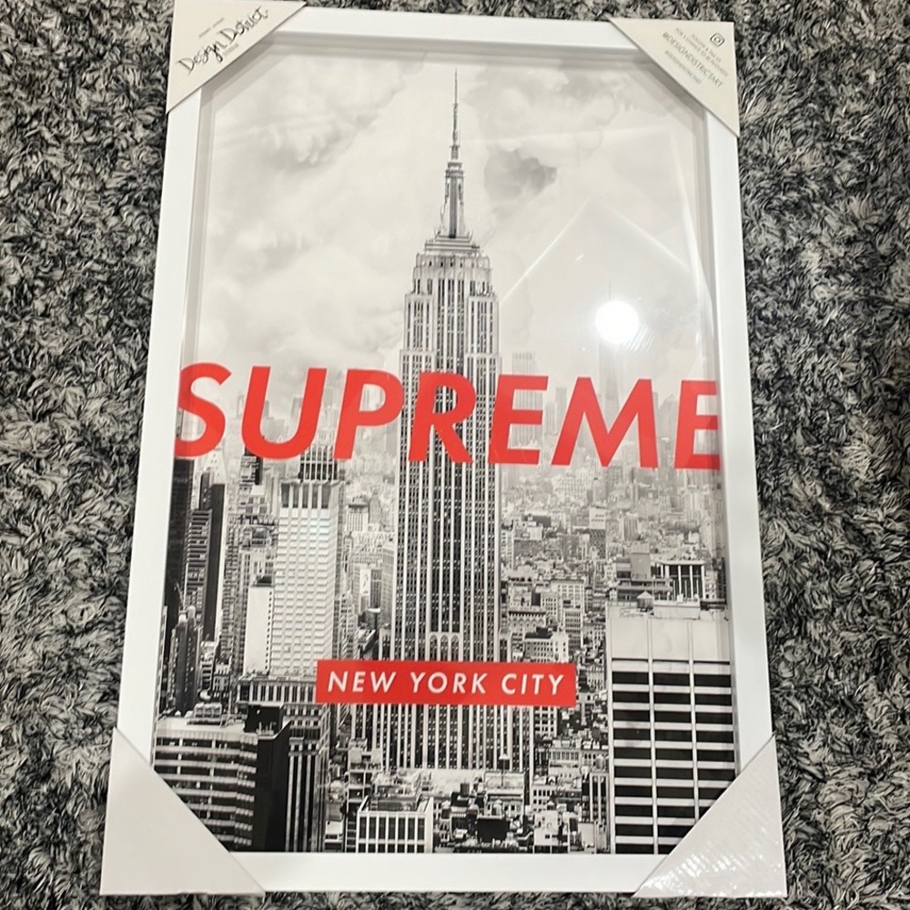 NYC Supreme Framed Art